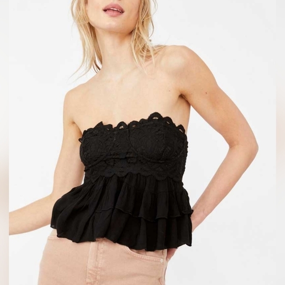 Free People Adella Corset Cami Top - Picture 1 of 6